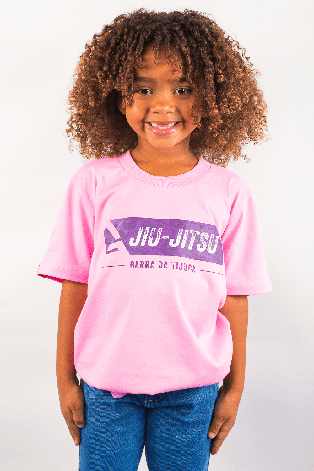 Camiseta Barra da Tijuca Infantil - Rosa