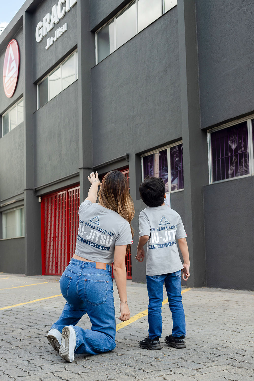 Camiseta Legacy Shadow Infantil - Cinza