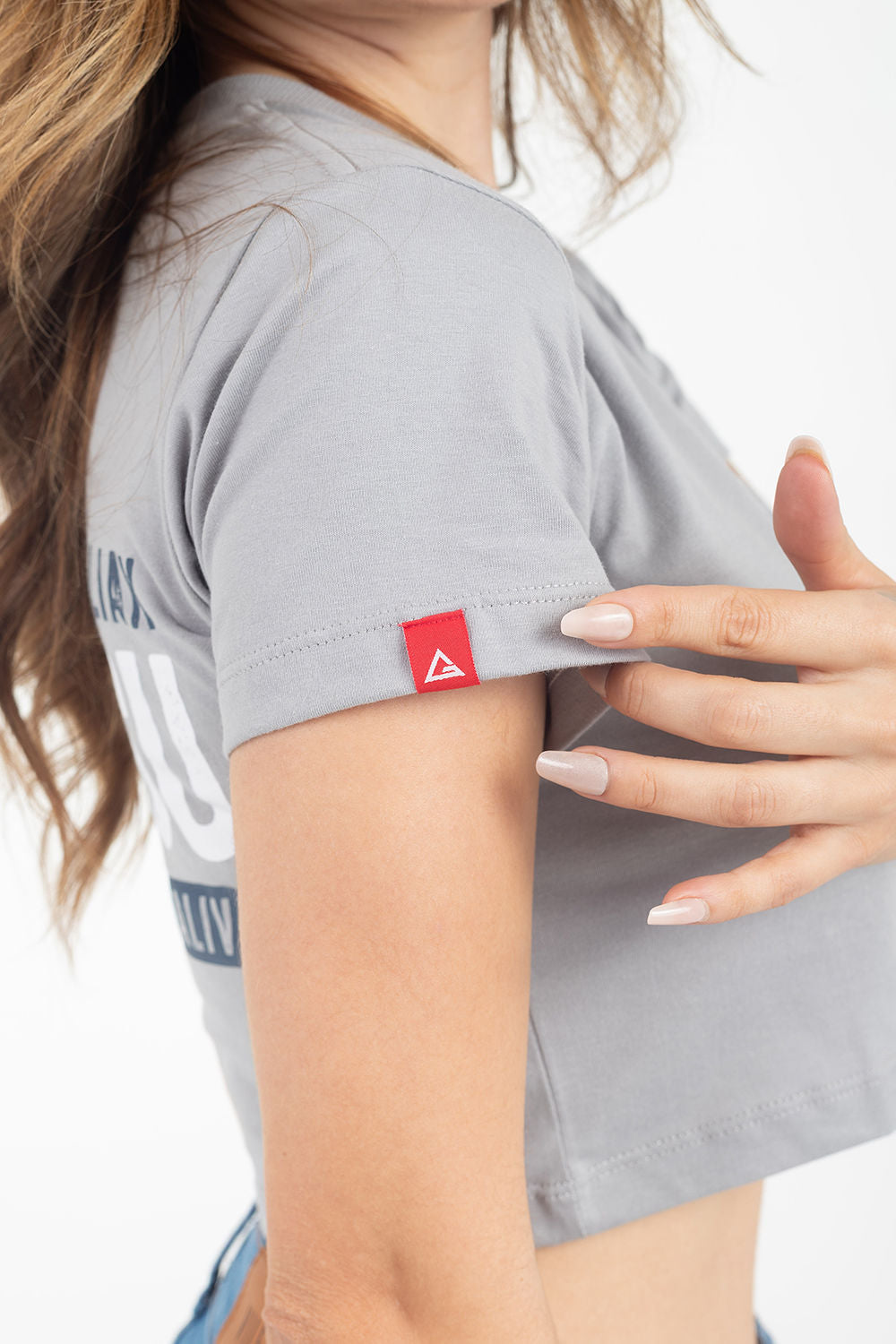 Cropped Feminino Legacy Shadow - Cinza