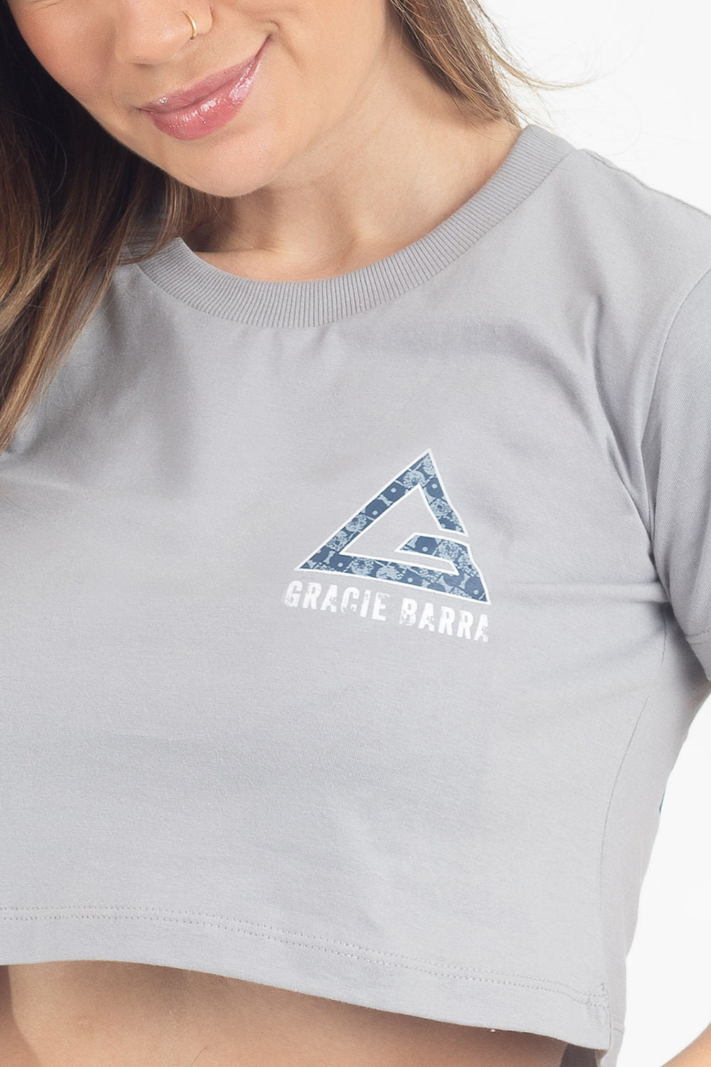 Cropped Feminino Legacy Shadow - Cinza