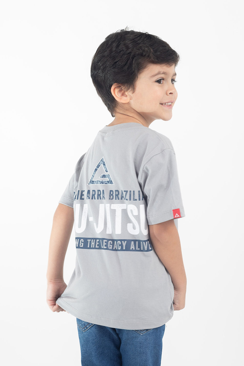 Camiseta Legacy Shadow Infantil - Cinza