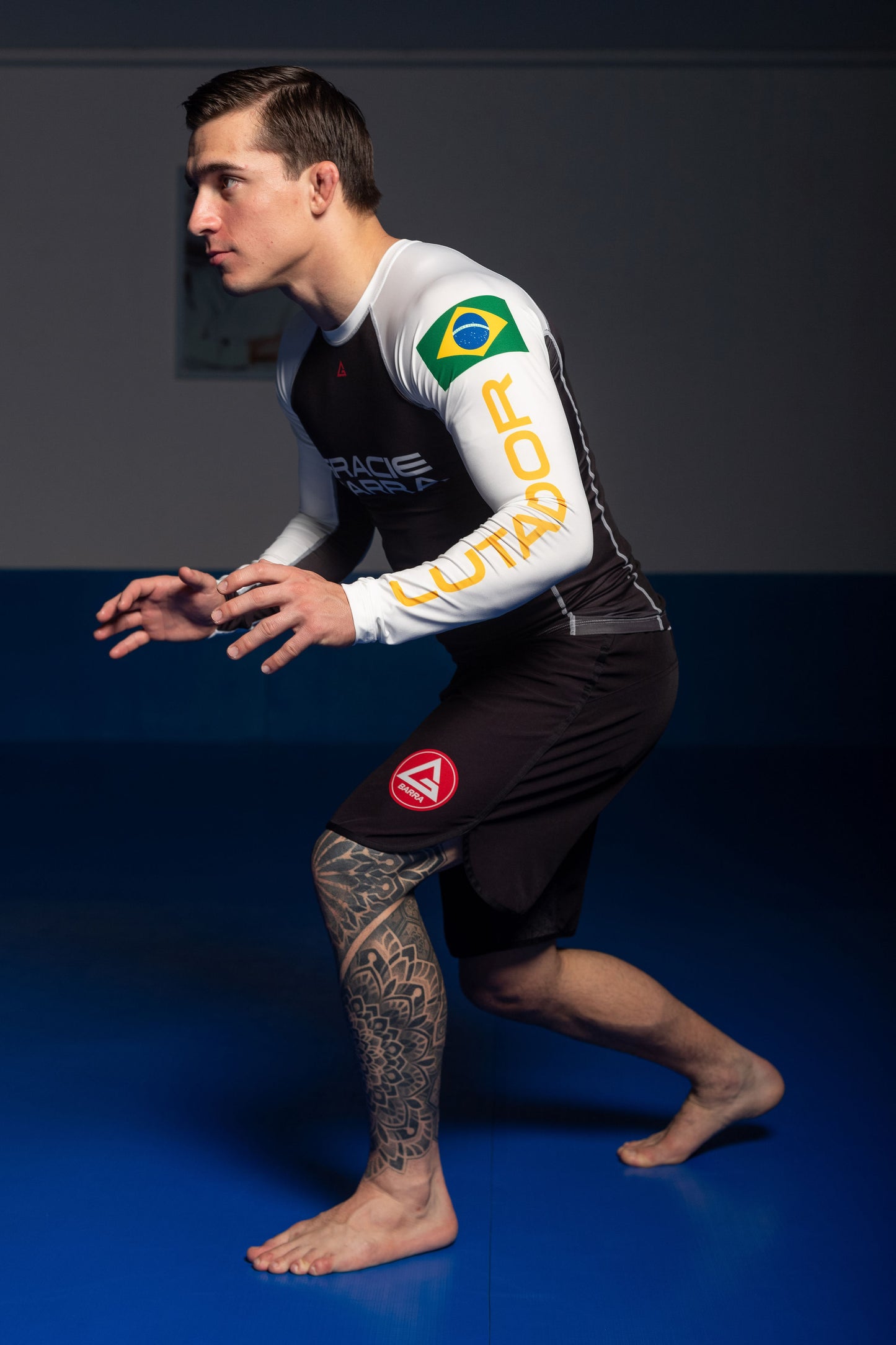 Rashguard Ranqueada M/L Lutador - Branca