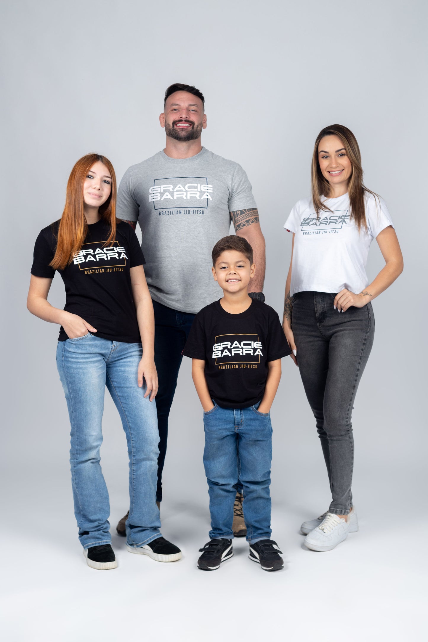 Camiseta Feminina GB Stacked - Branca