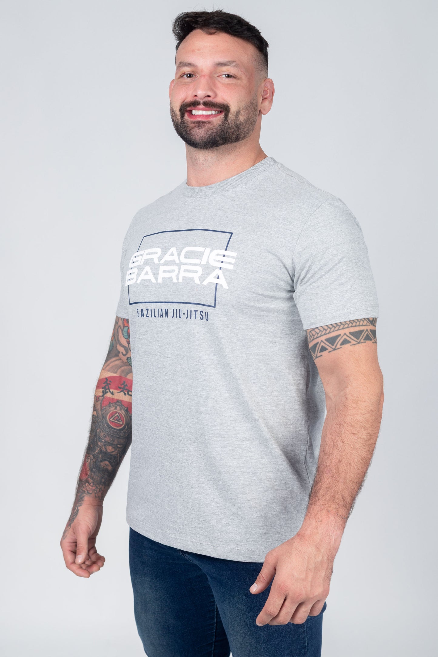 Camiseta GB Stacked - Cinza