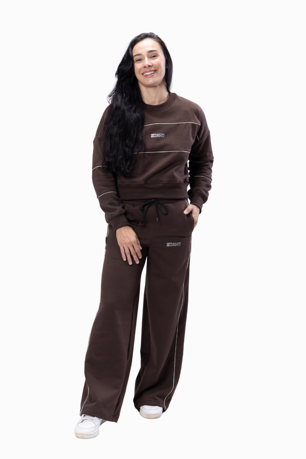 Calça Feminina Stacked - Marrom