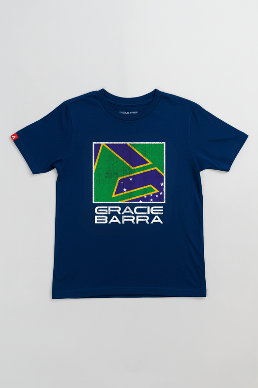 Camiseta Infantil Legado BRA V3 - Azul