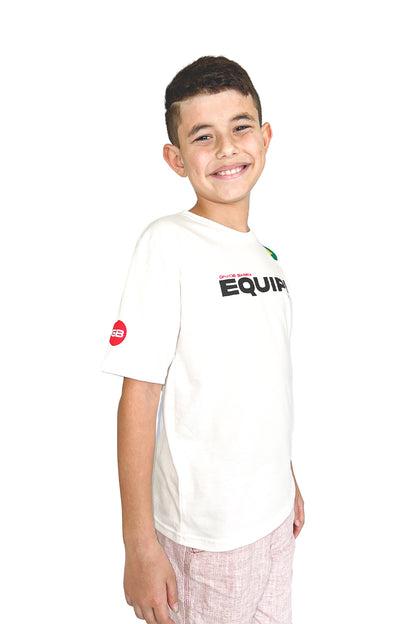 Camiseta Equipe Infantil - Branca