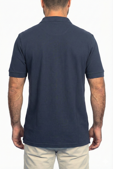 Polo Pima Piquet - Azul