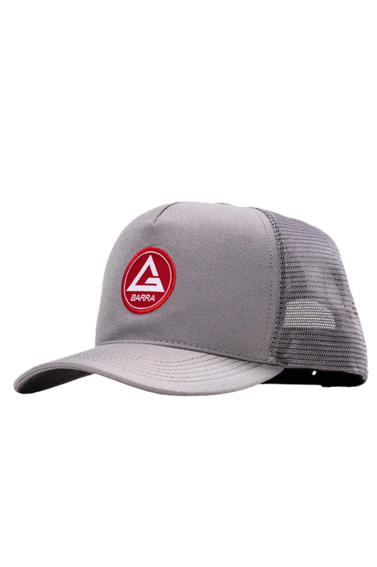 Boné Trucker Red Shield Classic - Cinza Chumbo