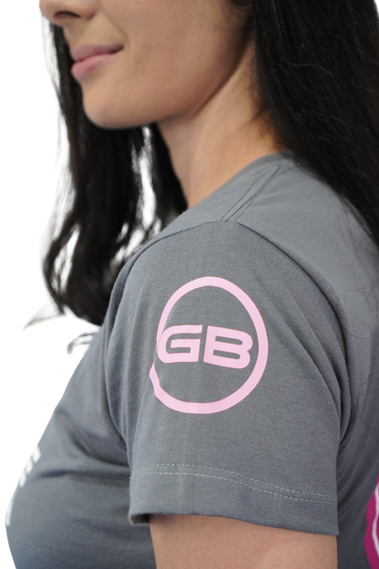 Camiseta Feminina GB Sakura - Cinza