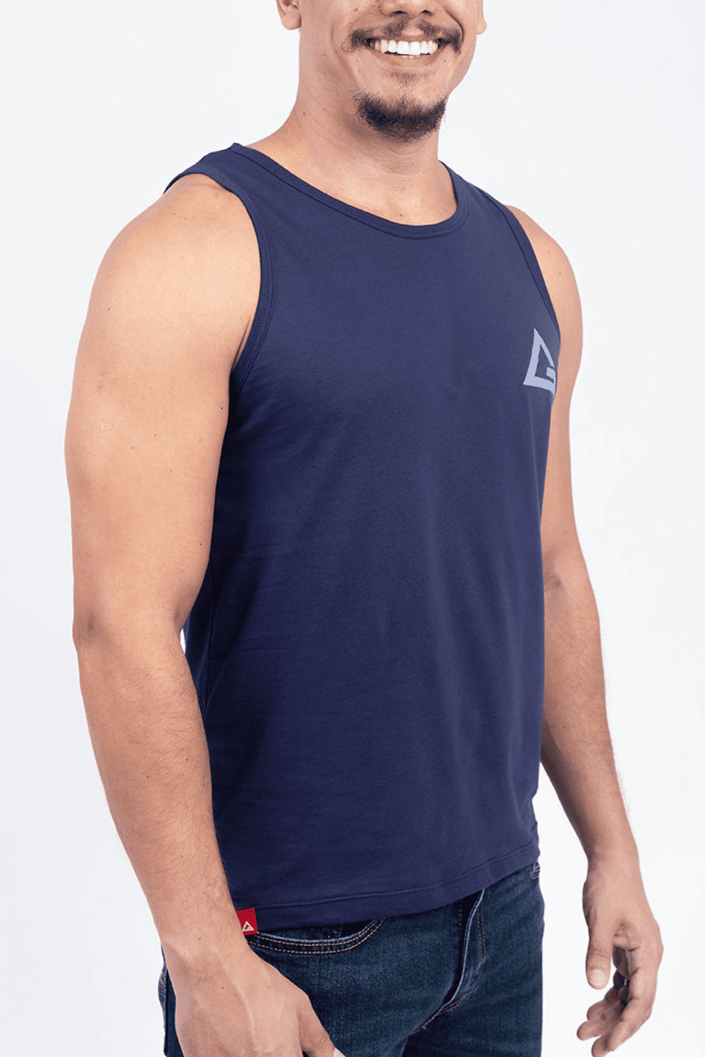 Regata Masculina Arte Suave - Azul Marinho