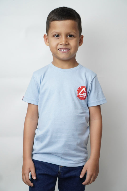 Camiseta Infantil Red Shield BJJ- Azul