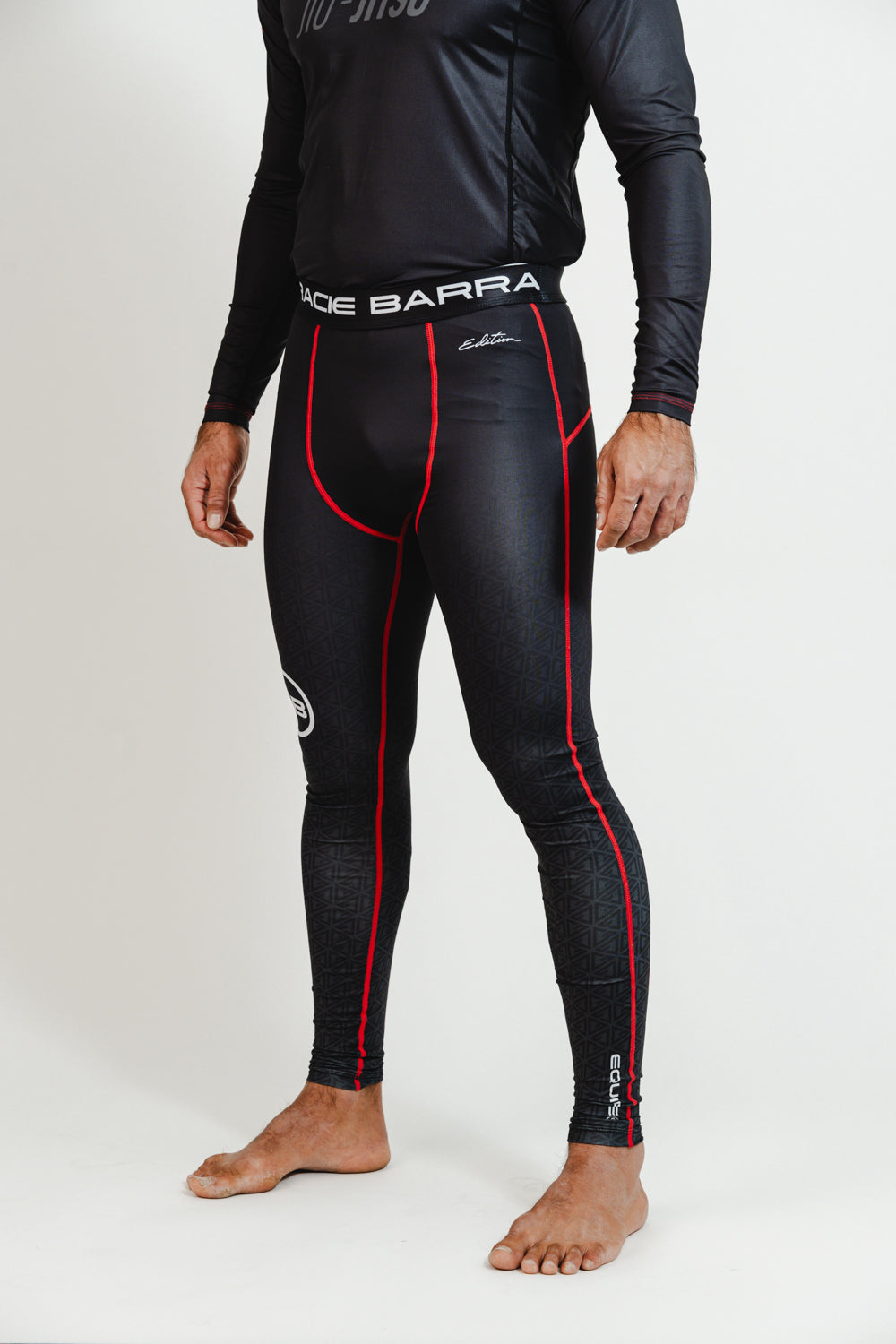 Calça de Compressão Equipe Combat Masculina - Preta