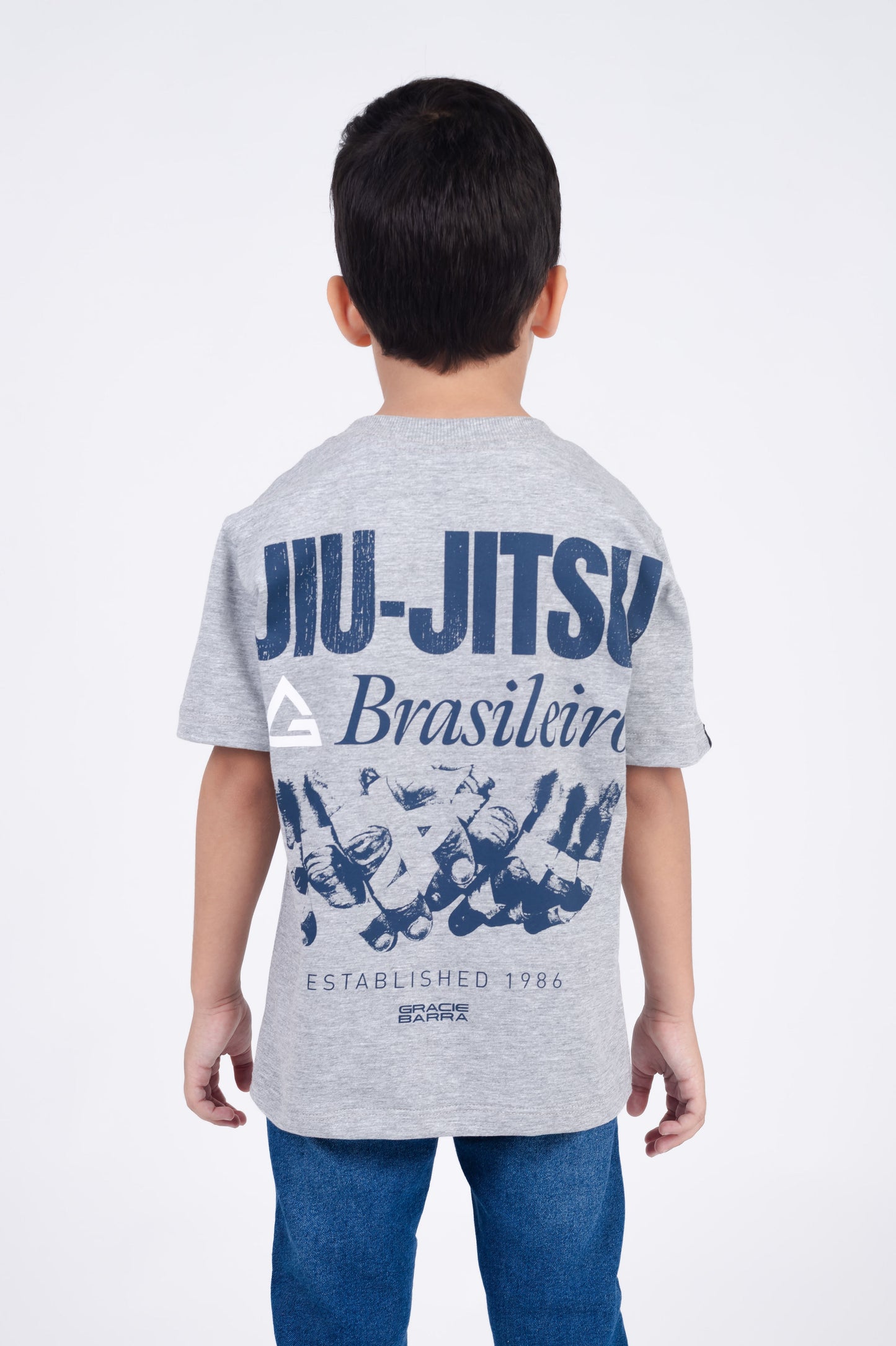 Camiseta Infantil GB Grip - Cinza