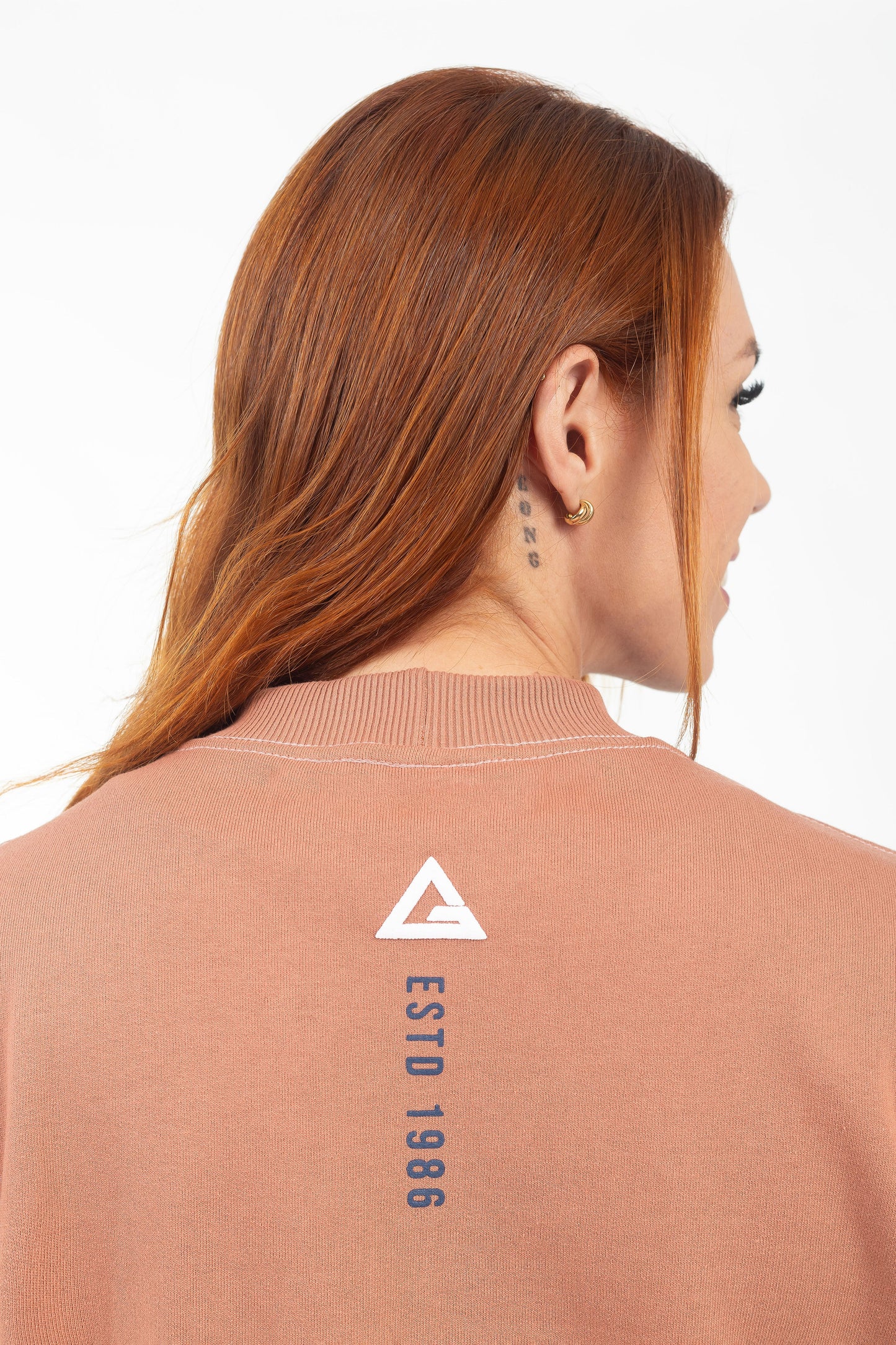 Casaco Cropped Feminino GB Stacked - Marrom Claro