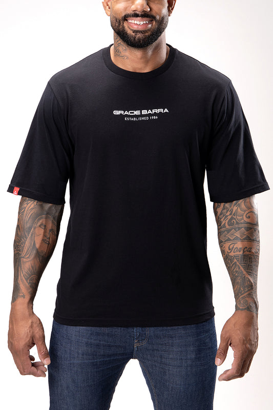 Camiseta Oversized Vintage Roots - Preta